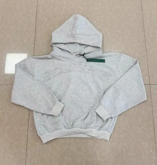 Scuffers Embroidered Hoodie Heather Grey