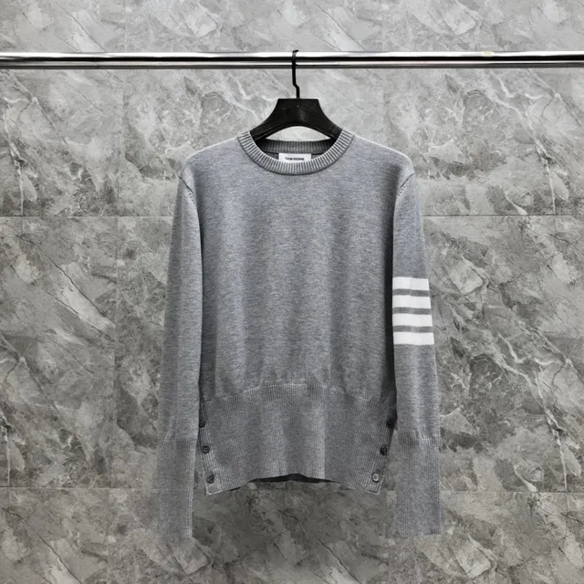 Thom Browne Crewneck Sweater Four-Bar Stripe