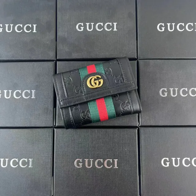 Gucci GG Marmont Wallet Web Stripe