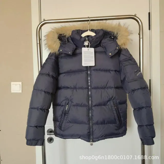 Moncler Puffer Jacket Fur-Trimmed Hood