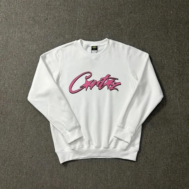 Corteiz Crewneck Sweatshirt Pink Script Logo