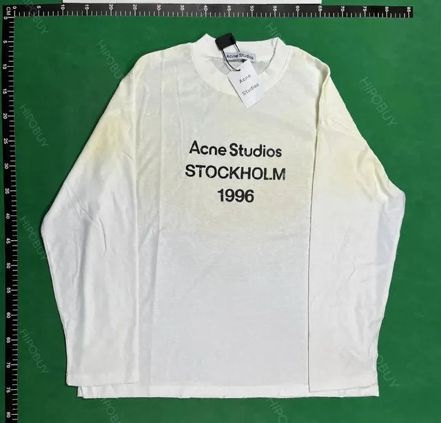 Acne Studios Long-Sleeve Tee Stockholm 1996 Print