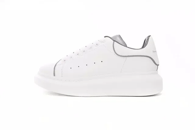 Alexander McQueen Oversized Sneaker White with Grey Accents