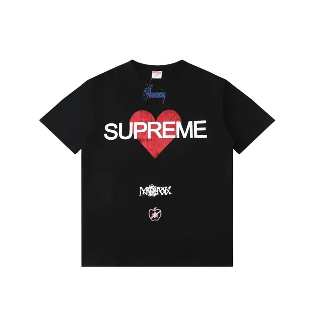 Supreme Heart Box Logo Tee Black