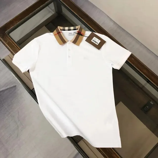 Burberry Polo Shirt Check Collar