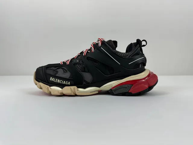 Balenciaga Speed Trainer Black Red Beige