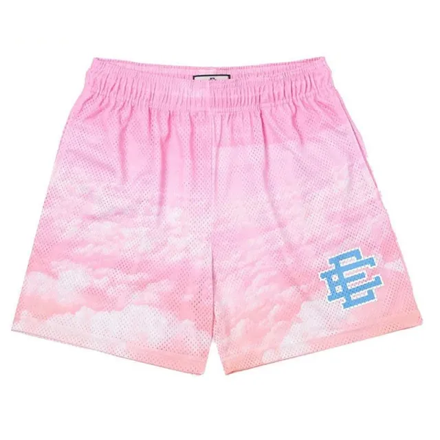 Eric Emanuel Mesh Shorts Cloud Print