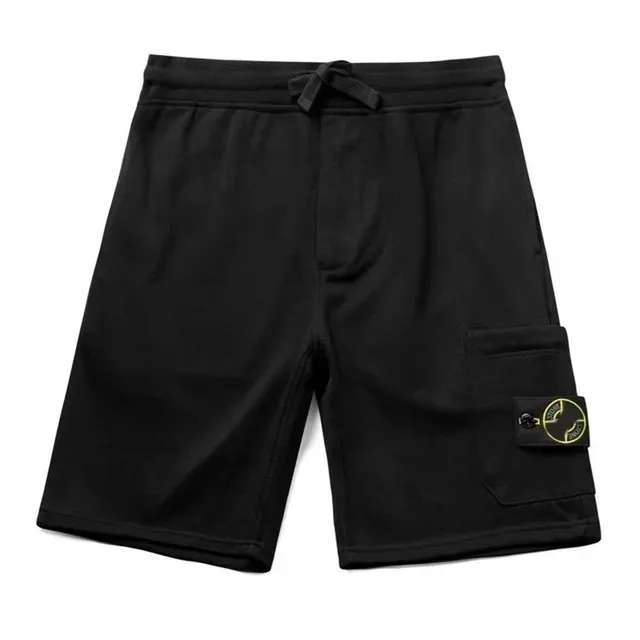 Stone Island Cargo Shorts Black with Compass Patch