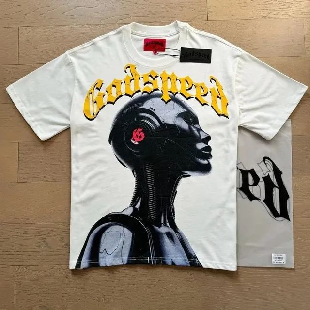 Godspeed Graphic Tee Robot Print