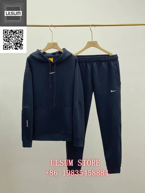 Nike Tech Fleece Hoodie and Joggers Nocta Navy
