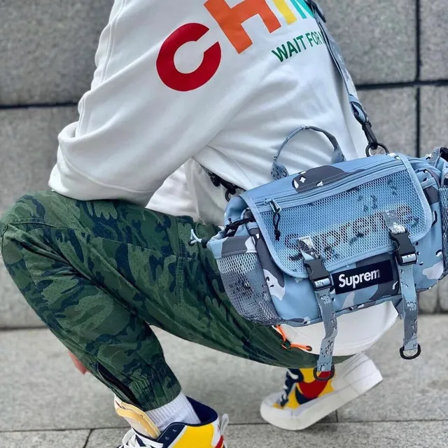 Supreme Shoulder Bag Camouflage Mesh