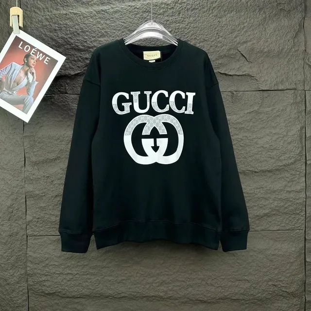Gucci Crewneck Sweatshirt GG Logo Print