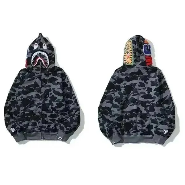BAPE Shark Hoodie Camouflage