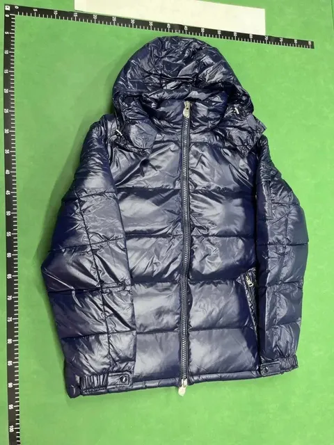 Moncler Padded Hooded Jacket Glossy Nylon