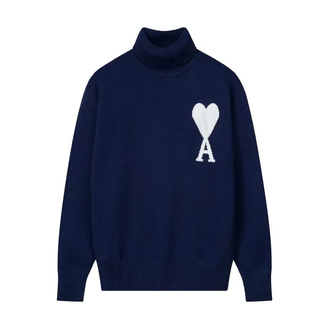 Amiri Turtleneck Sweater Heart Logo