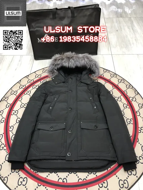 Puffer Jacket Fur-Trimmed Hood