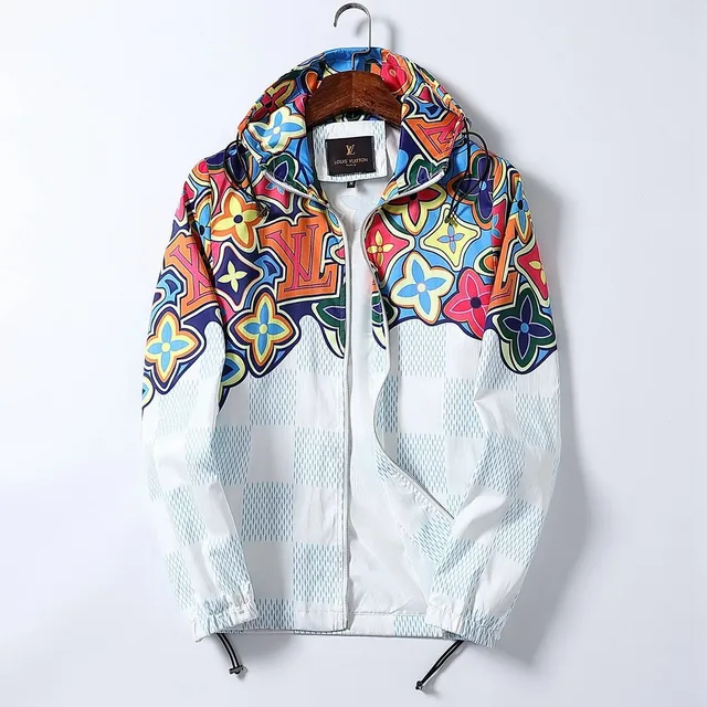 Louis Vuitton Windbreaker Jacket Multicolor Monogram Floral Print