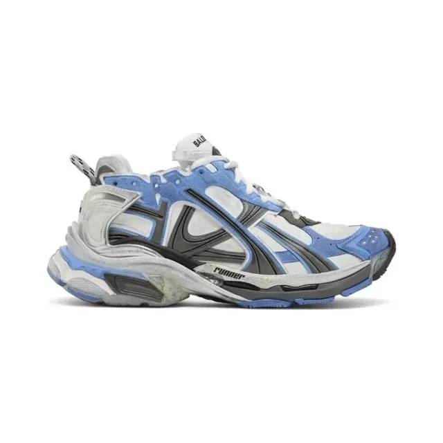 Balenciaga Triple S Blue White Grey