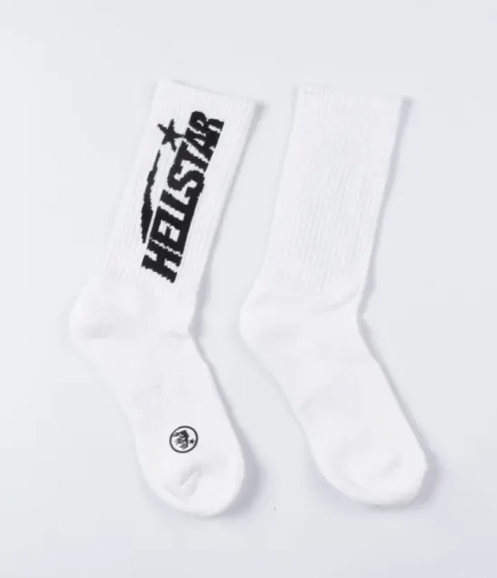 White mid-calf socks