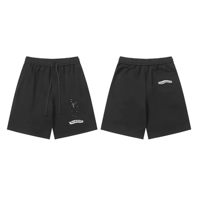 Chrome Hearts Embroidered Shorts Cross Logo