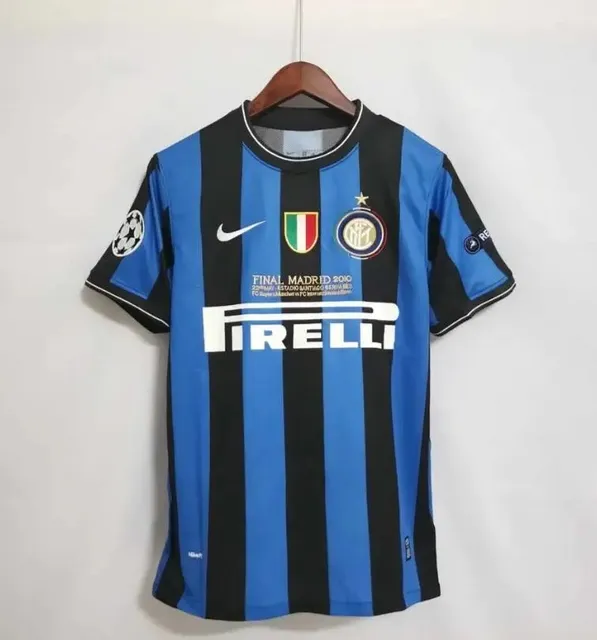 Adidas Inter Milan 2010 Champions League Final Jersey Home Striped