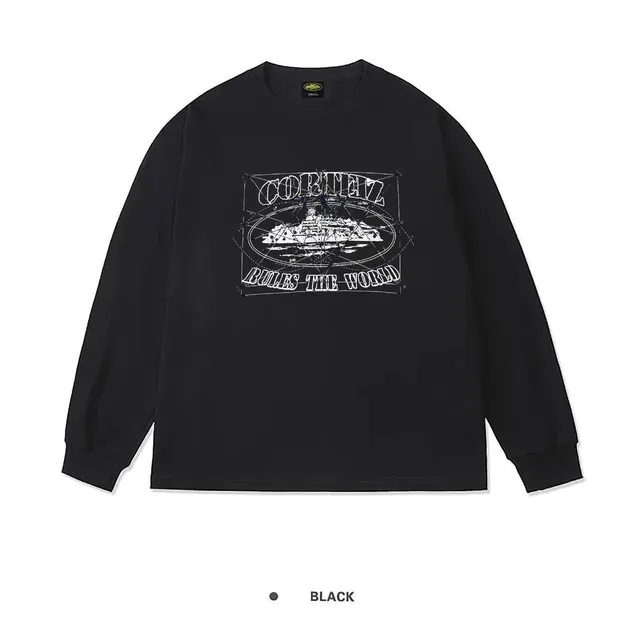 Corteiz Long Sleeve Tee Cortez Rules The World
