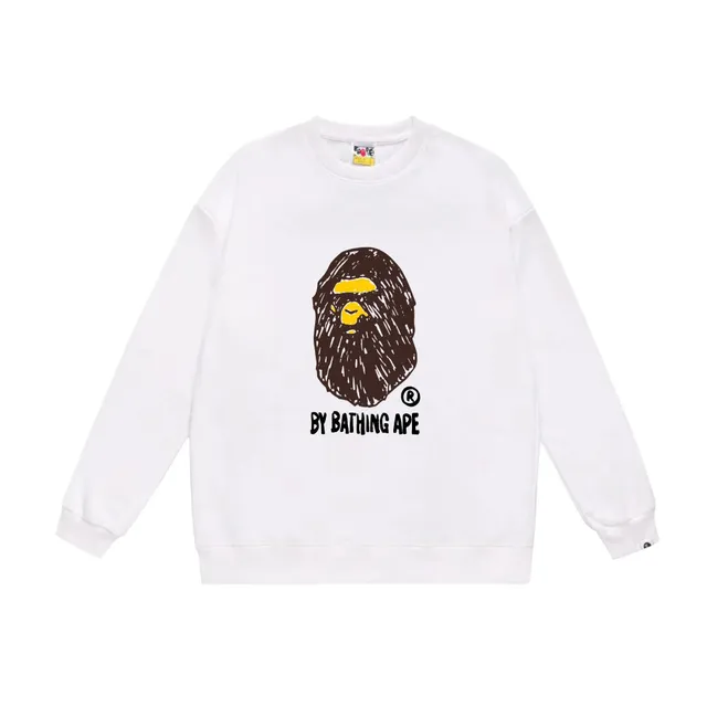 BAPE Crewneck Sweatshirt Ape Head Graphic