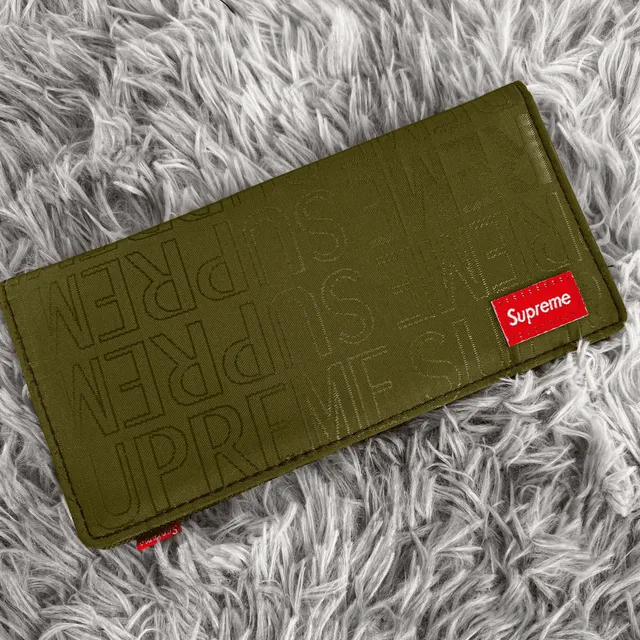 Supreme Box Logo Wallet Olive