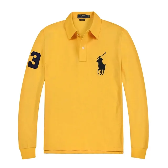 Polo Ralph Lauren Polo Shirt Big Pony with Number 3 Sleeve