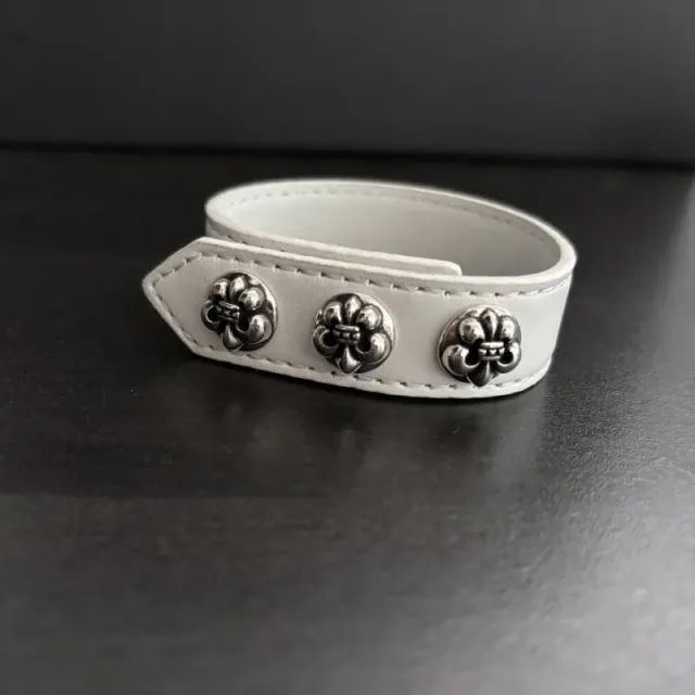 Chrome Hearts Cuff Bracelet Triple Fleur-de-Lis