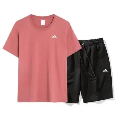 Adidas T-Shirt and Shorts Set Two-Piece Sport Set