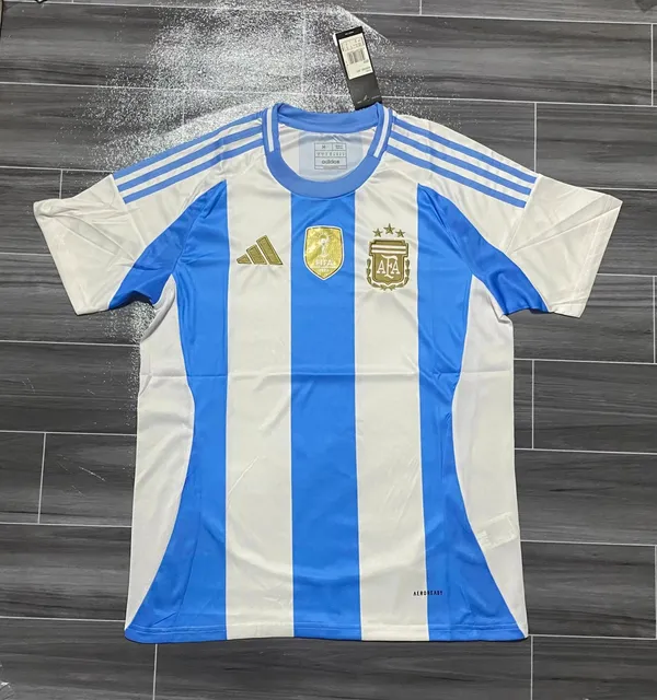 Adidas × Argentina National Team Argentina Home Jersey 2022 FIFA World Cup Champions