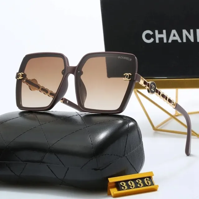 Chanel Square Sunglasses Chain-Accent