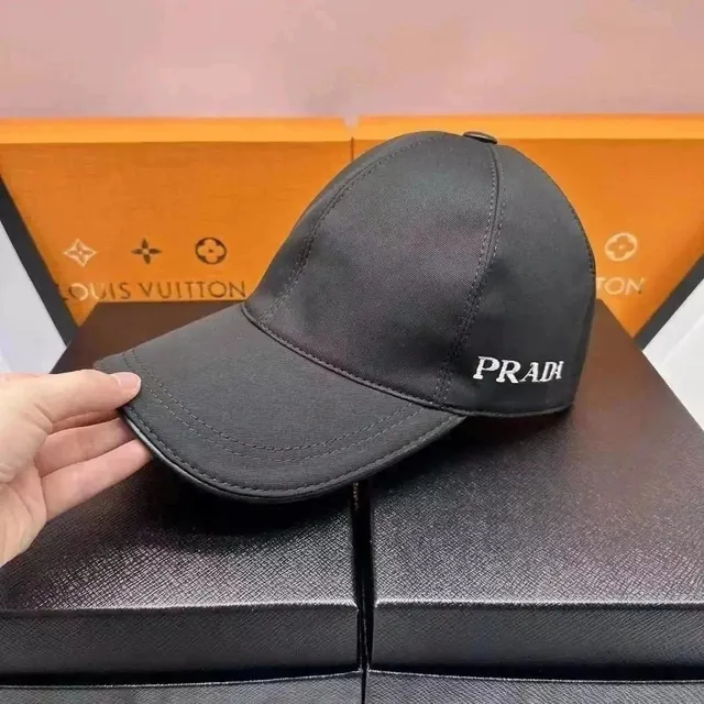 Prada Baseball Cap Embroidered Logo