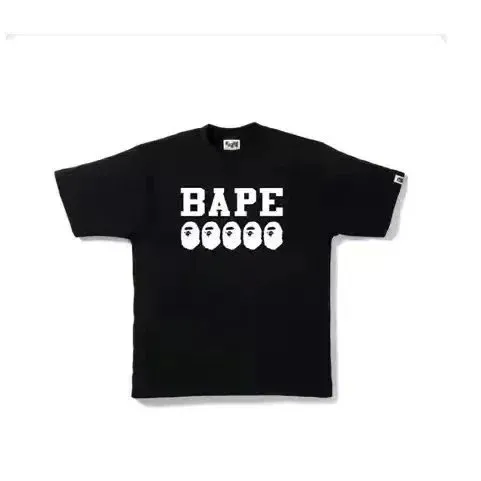 BAPE Graphic Tee Five Ape Heads