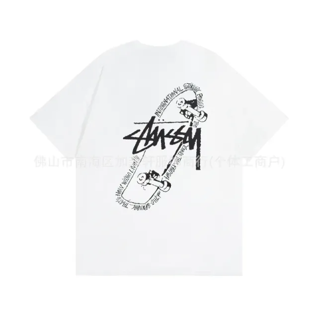 Stüssy Graphic Tee Skateboard Print