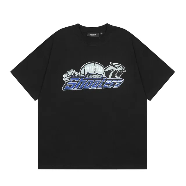 Trapstar London Shooters Tee Black with Graphic Print