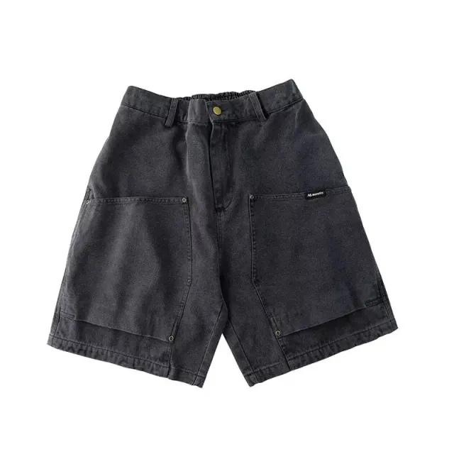 Amiri Cargo Shorts Washed Black