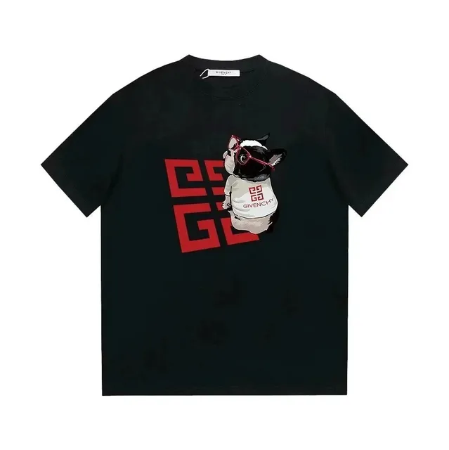 Givenchy Graphic T-Shirt Dog Print with Logo