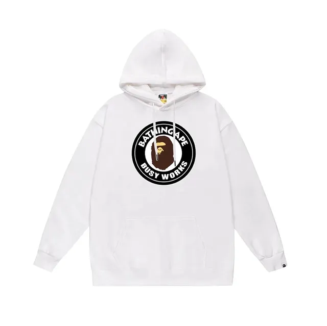 BAPE × Corteiz Hoodie Busy Works Logo