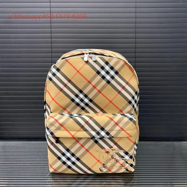 Burberry Check Print Backpack Classic Nova Check