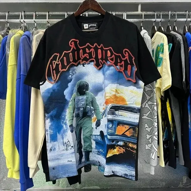 Graphic Tee Godspeed War Print