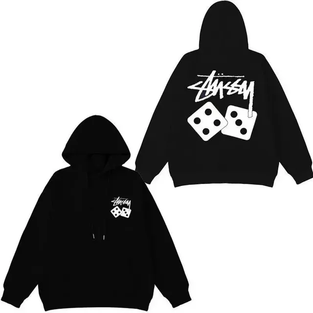 Stüssy Hooded Sweatshirt Dice Logo