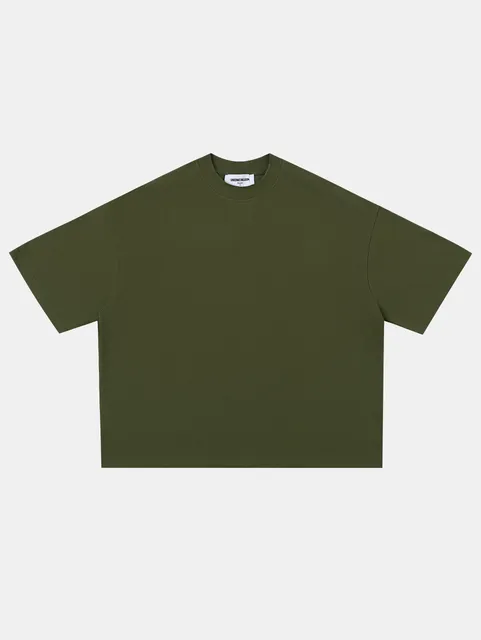 Union LA Oversized Tee Solid Olive