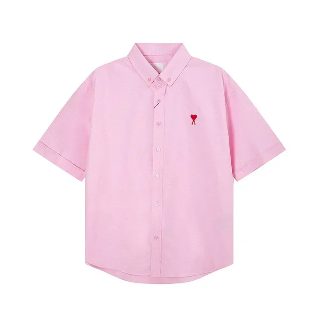 Amiri Button-Up Shirt Heart Logo