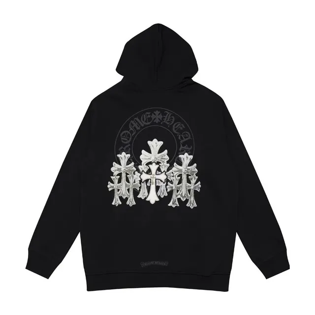Chrome Hearts Hoodie Cross Print