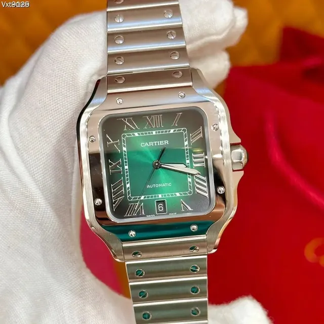 Santos de Cartier Green Dial