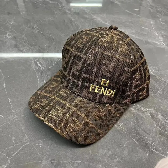 Fendi Baseball Cap FF Logo Jacquard