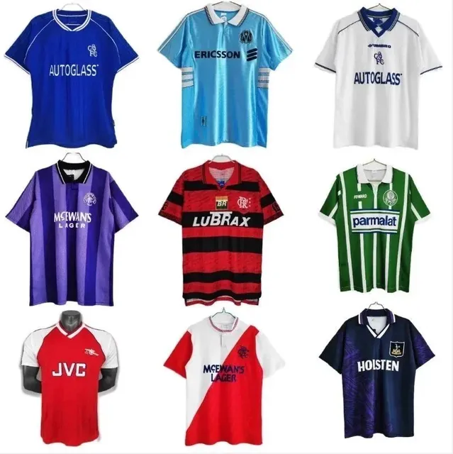 Adidas × Chelsea × Sporting CP Football Jersey Vintage Sponsor Edition