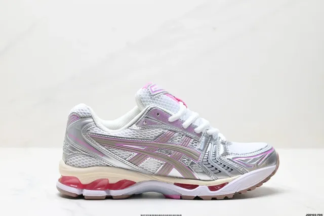 Asics Gel-Kayano 14 White Pink Silver